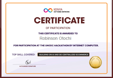 UNODC AI Certificate